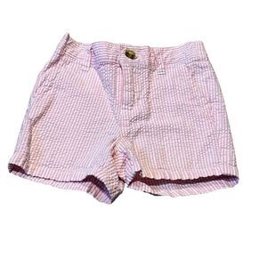 Kid's Janie and Jack Pink & White Striped Shorts